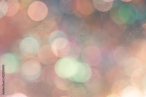 Abstract Christmas light,  bokeh and vintage blurry light backgr