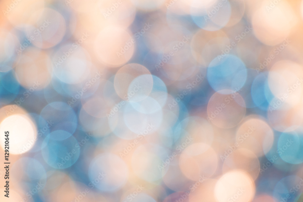 Obraz premium Abstract Christmas light, bokeh and vintage blurry light backgr