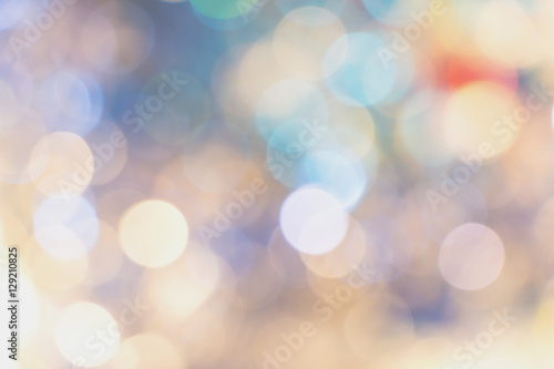 Abstract Christmas light,  bokeh and vintage blurry light backgr photo