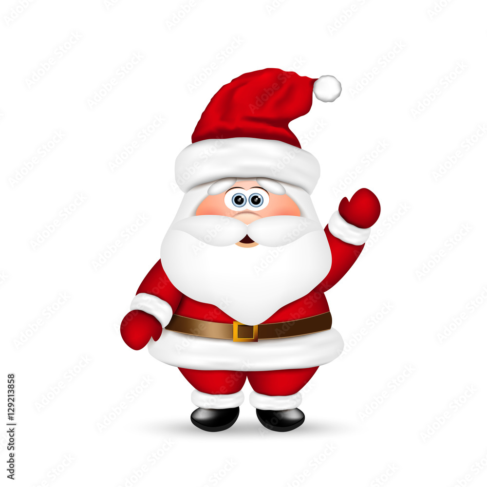 Santa Claus on white background. Santa Claus on white background.