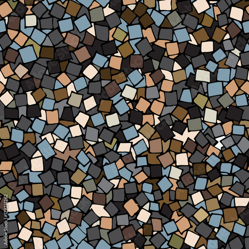Ground seamless patterns set, vector stone textures collection, vector illustration