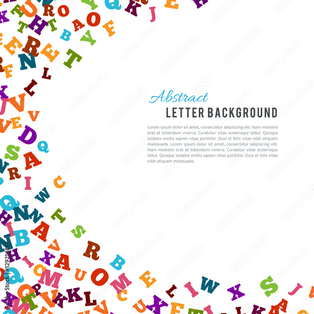 Abstract black alphabet ornament frame isolated on white background Abstract black alphabet ornament frame isolated on white background
