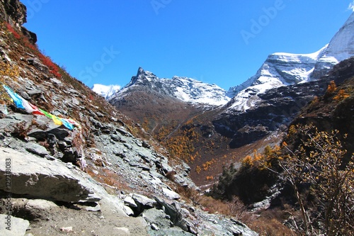  Trekking at Yading Nature Reserve in Daocheng County ,China 