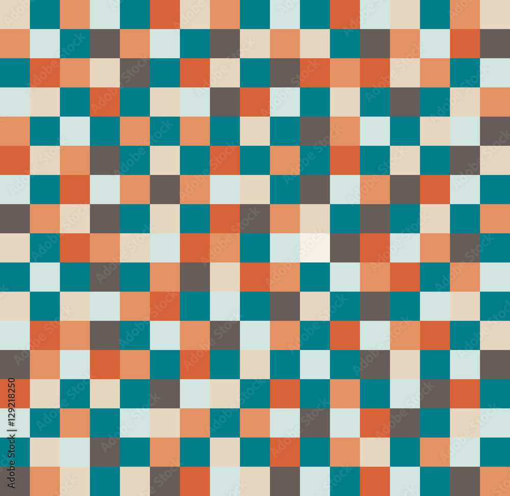 Abstract Geometric Background, Made Of Colorful Squares Abstract Geometric Background, Made Of Colorful Squares
