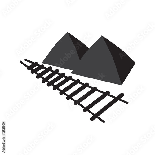 mine flat icon