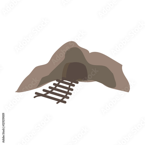 mine flat icon