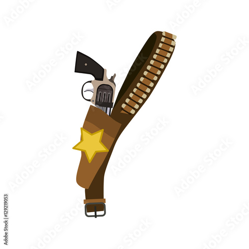revolver flat icon