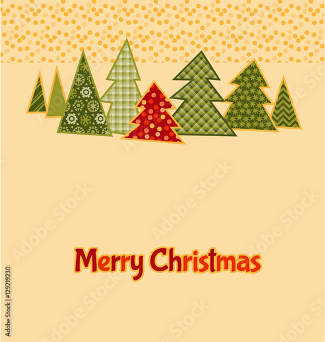 Christmas tree in patchwork...