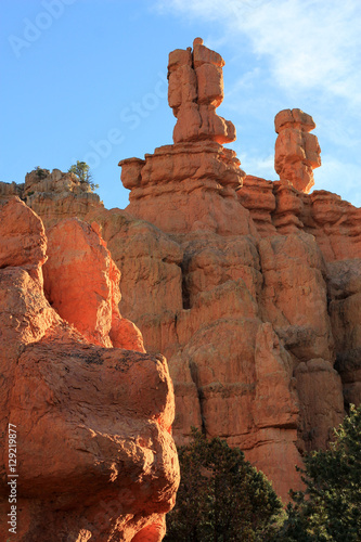 Rocks in Red canyon in USA