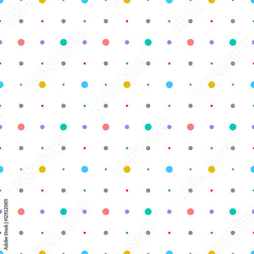 Vector Background #Polka Dots, Check Pattern, Colorful