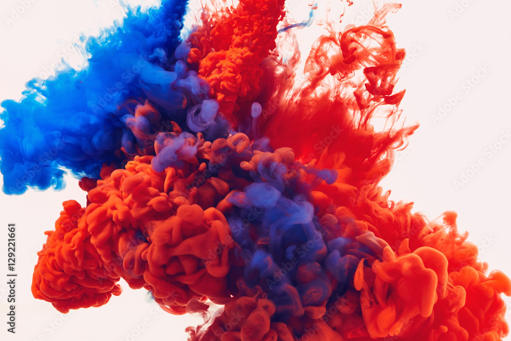 Fototapeta premium Ink drop in water