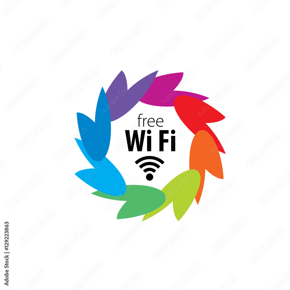 Obraz premium vector logo network