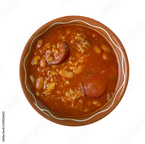 Chorizo, Rice and Bean Soup