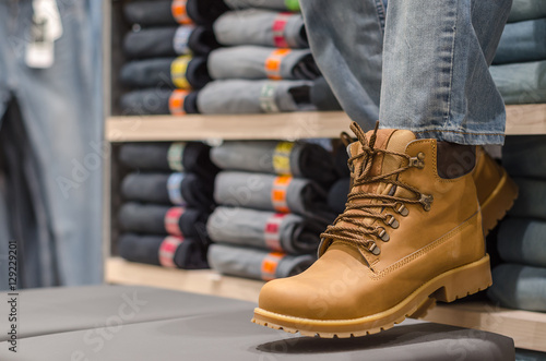 Canadian shoes in a store photo