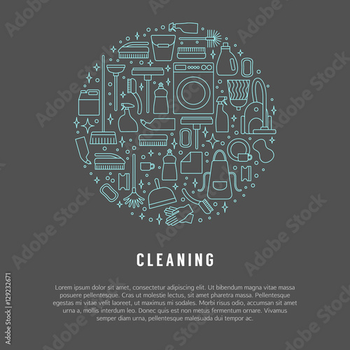 Vector cleaning template.