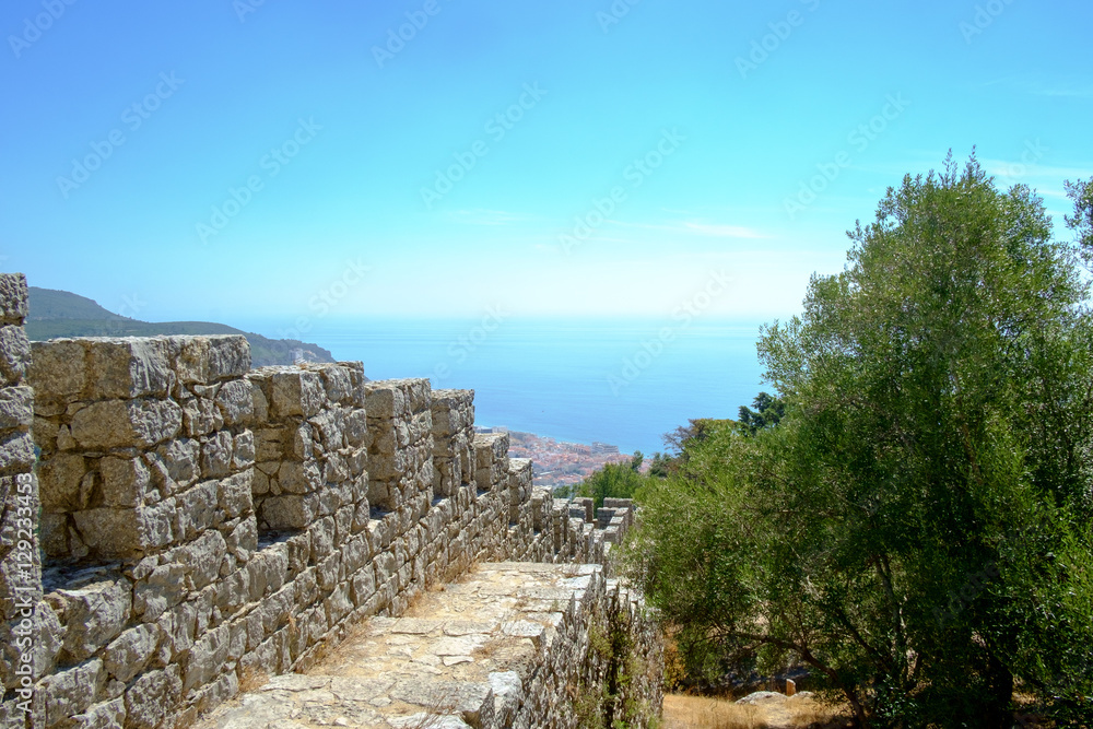 Moorish Castle of Sesimbra View
