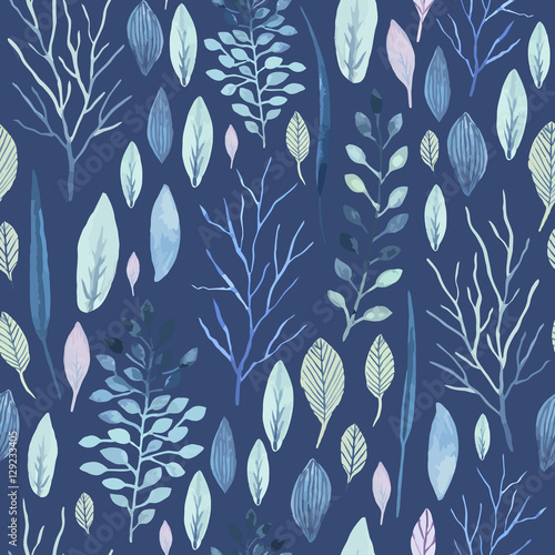 Flower seamless pattern.