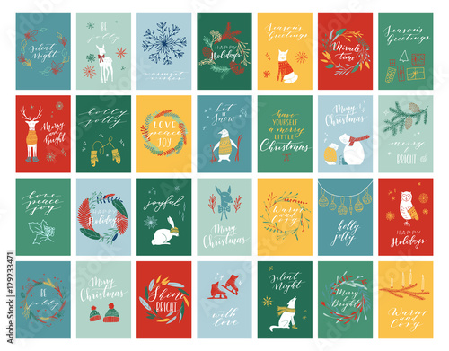 Christmas card collection.