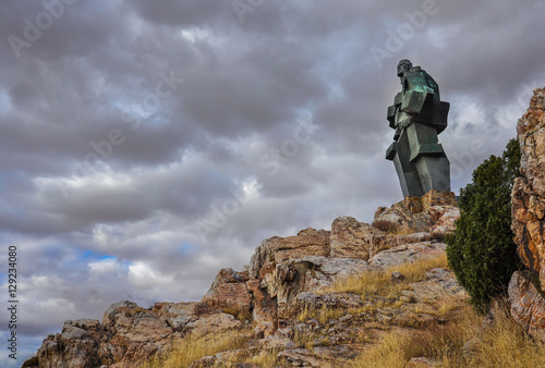 The miner of Puertollano looking at the plain, Ciudad Real, Spain