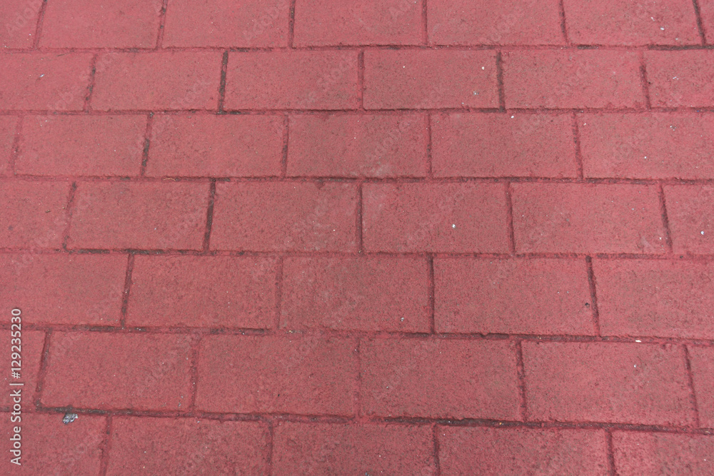 Obraz premium Background Red Brick Road