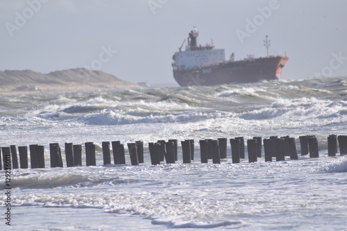 Stürmische See. Bei Walcheren