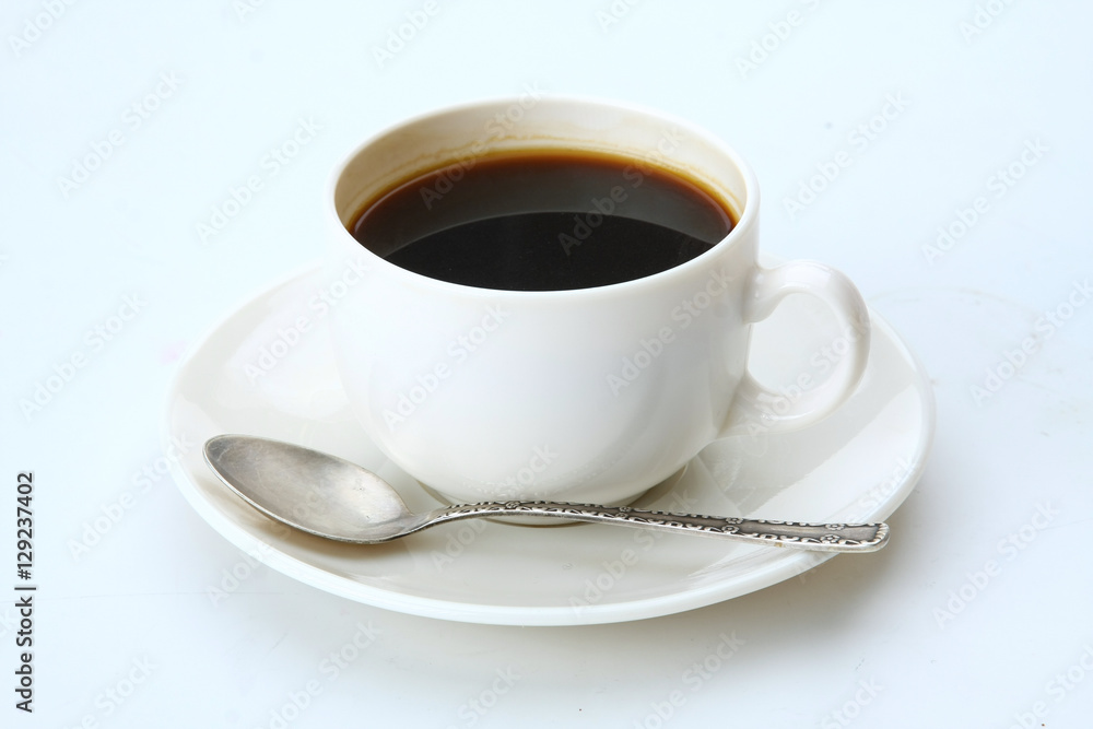 Cup of coffee isolated over white background Cup of coffee isolated over white background