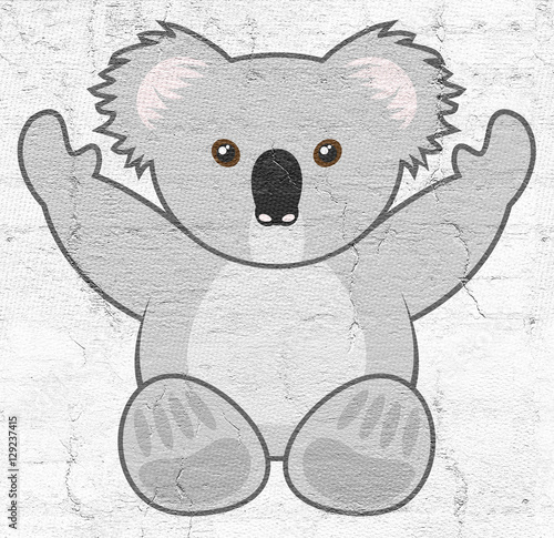 Fototapeta Naklejka Na Ścianę i Meble -  Happy koala