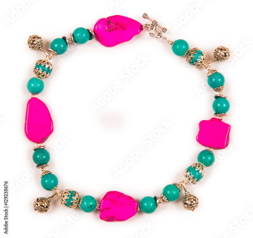 Принти на полотні Jewellery bracelet armlet isolated on white background