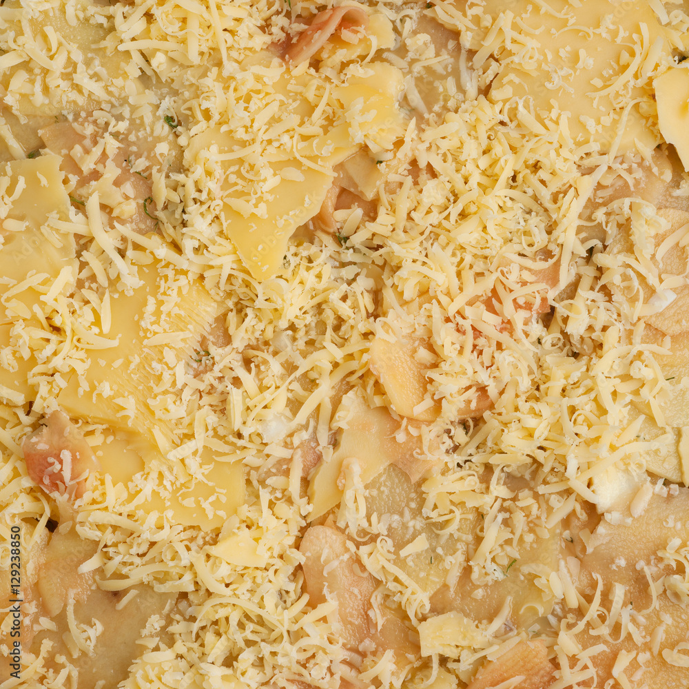Texture of potato with cheese Texture of potato with cheese