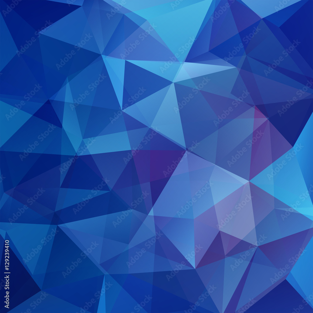 Abstract geometric style blue background. Vector illustration. Winter backdrop Abstract geometric style blue background. Vector illustration. Winter backdrop