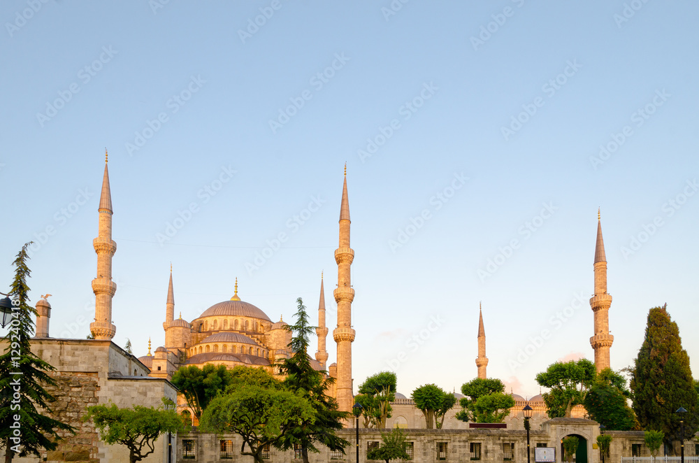 Blue Mosque in Istanbul in the morning