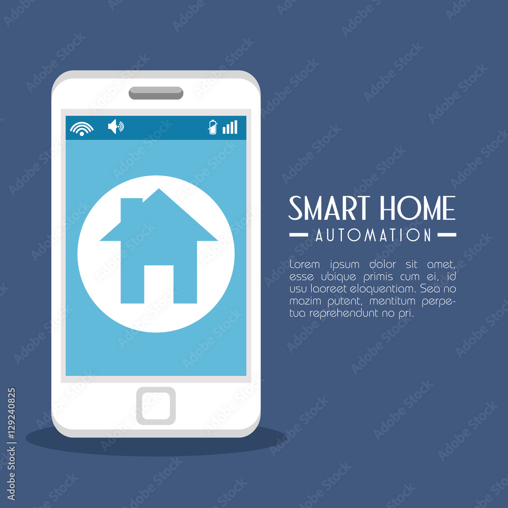 smart home technology icon vector illustration design smart home technology icon vector illustration design