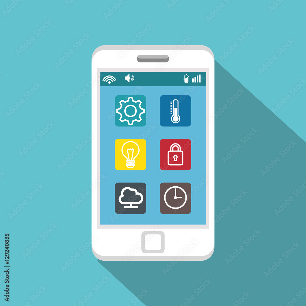 smart home technology icon vector illustration design smart home technology icon vector illustration design