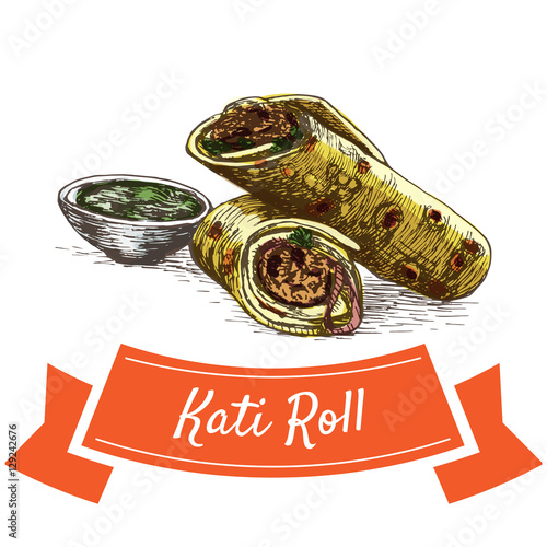 Kati Roll colorful illustration.