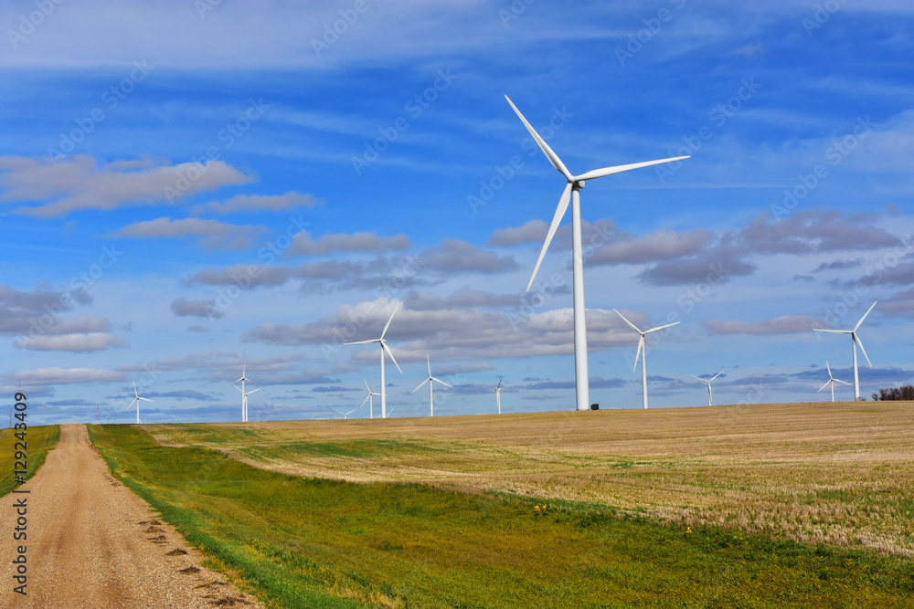 wind farms on the prairie producing clean renewable energy. wind farms on the prairie producing clean renewable energy.