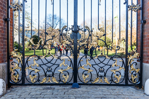 Holland park in winter photo