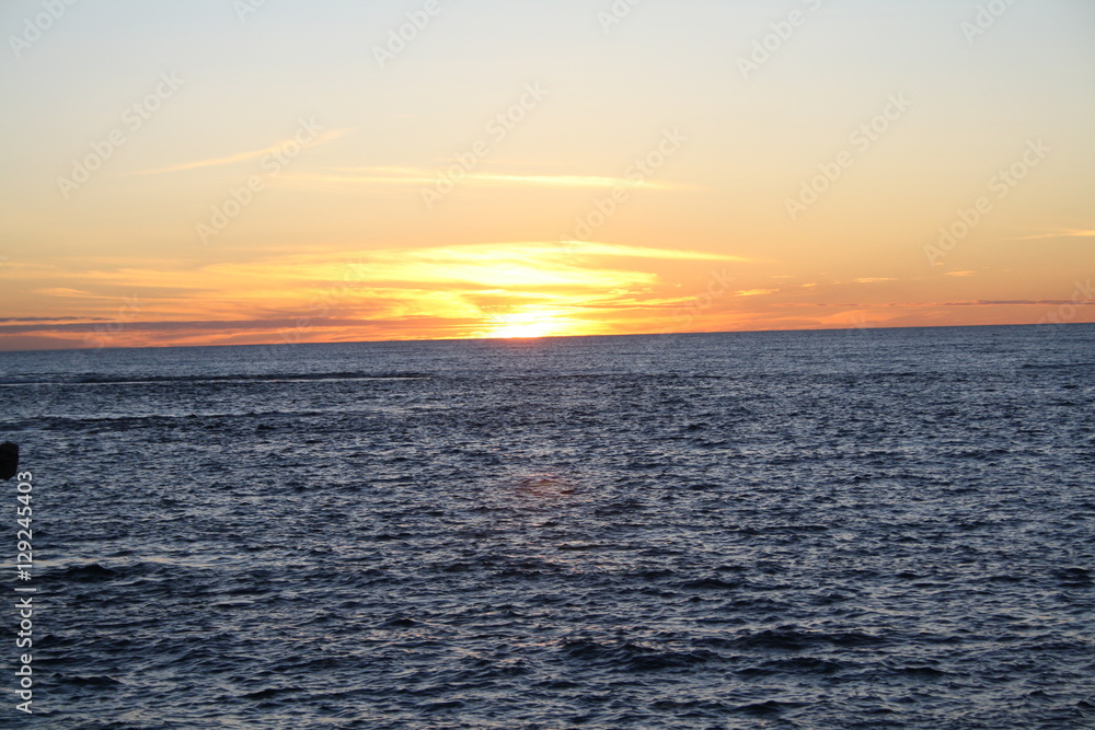 Obraz premium Perth Beach Sunset