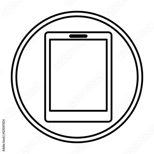 Tablet icon. Device gadget technology and electronic theme. Isolated design. Vector illustration