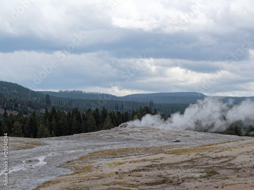 Thermal Feature and Geyser Yellowstone National park © jmaggiophoto