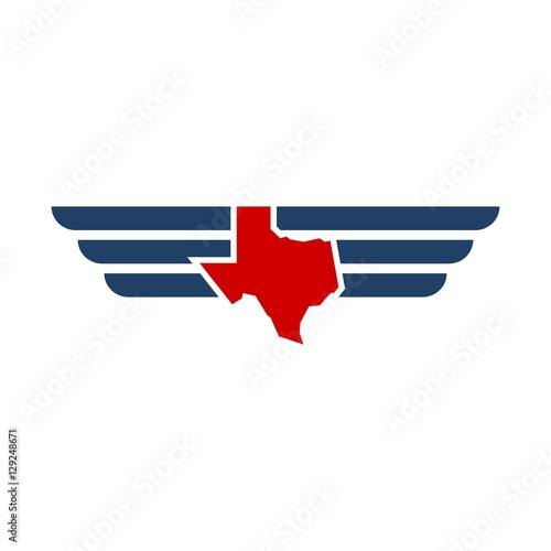 Texas wing logo.
