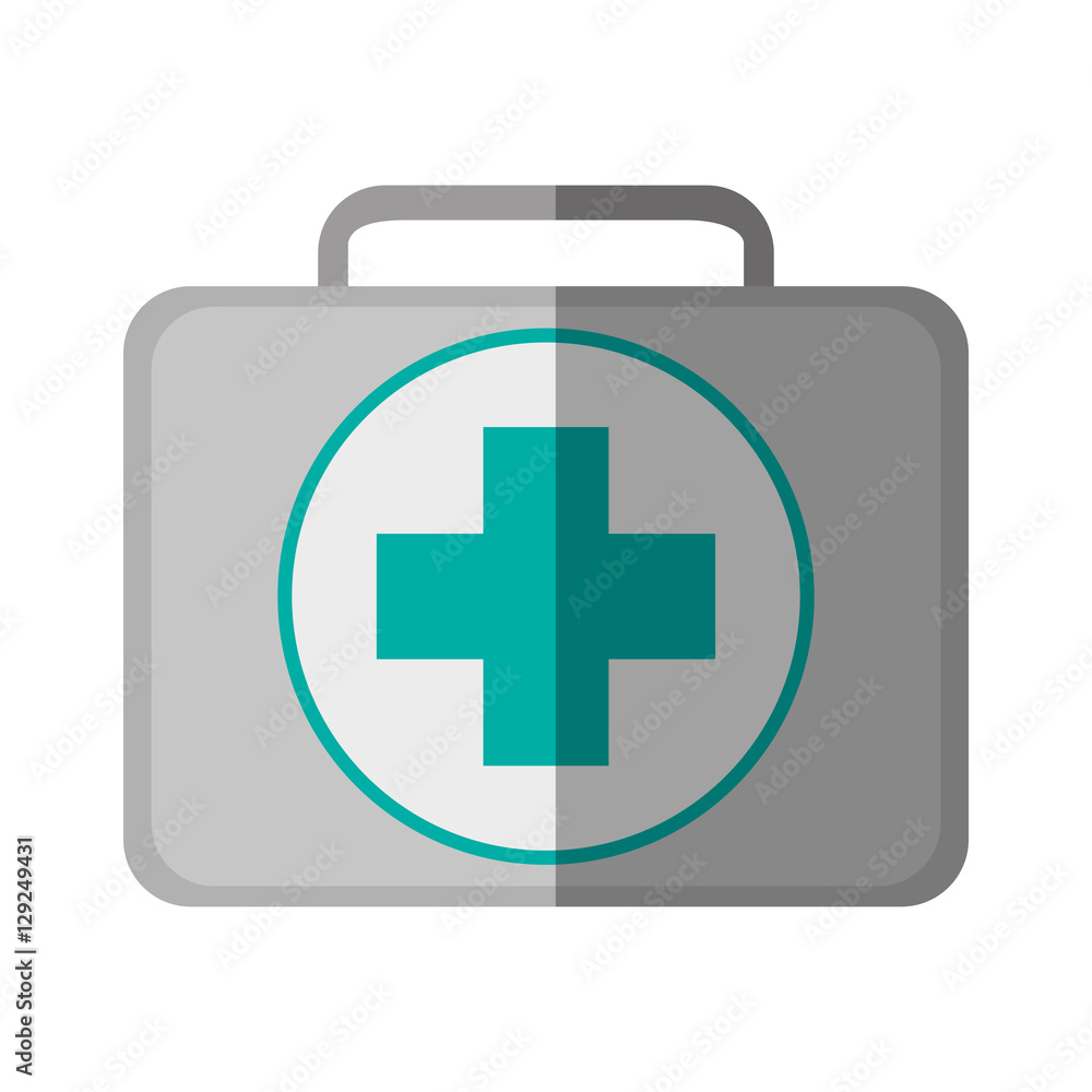 Medical kit icon. Medical health care hospital and emergency theme. Isolated design. Vector illustration Medical kit icon. Medical health care hospital and emergency theme. Isolated design. Vector illustration