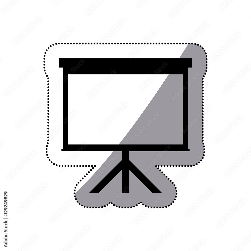 Board icon. School blank education and empty theme. Isolated design. Vector illustration Board icon. School blank education and empty theme. Isolated design. Vector illustration