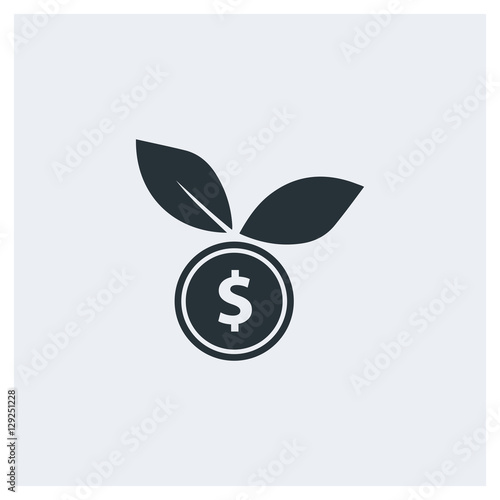 Money growth icon