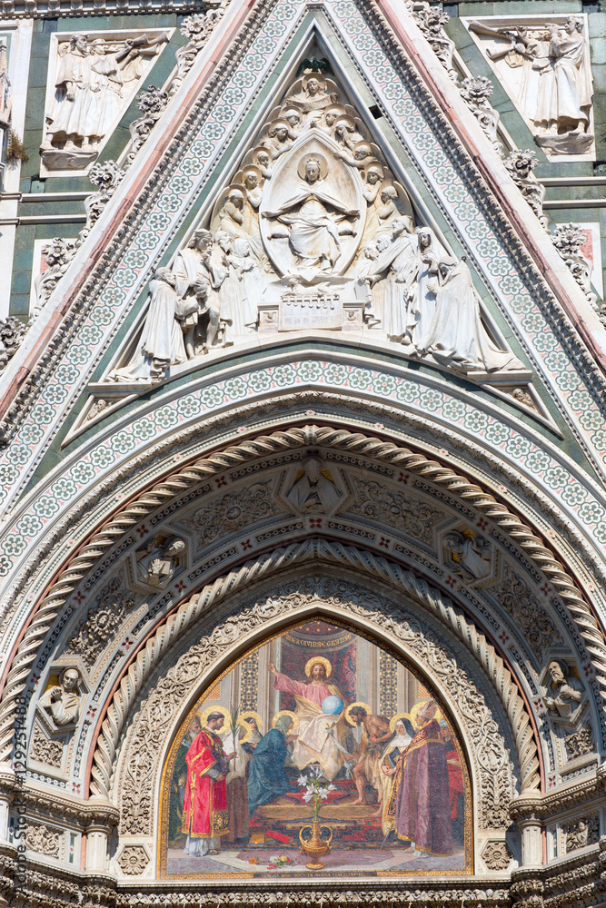 detail of the Florence Cathedral detail of the Florence Cathedral