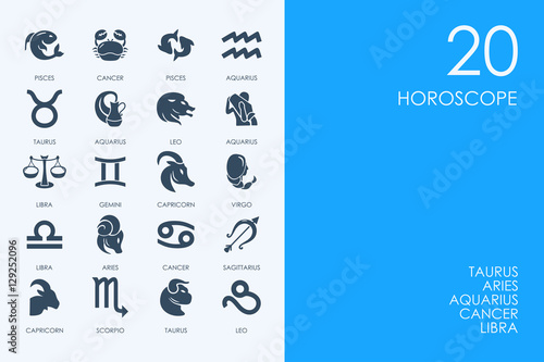 Set of Horoscope icons