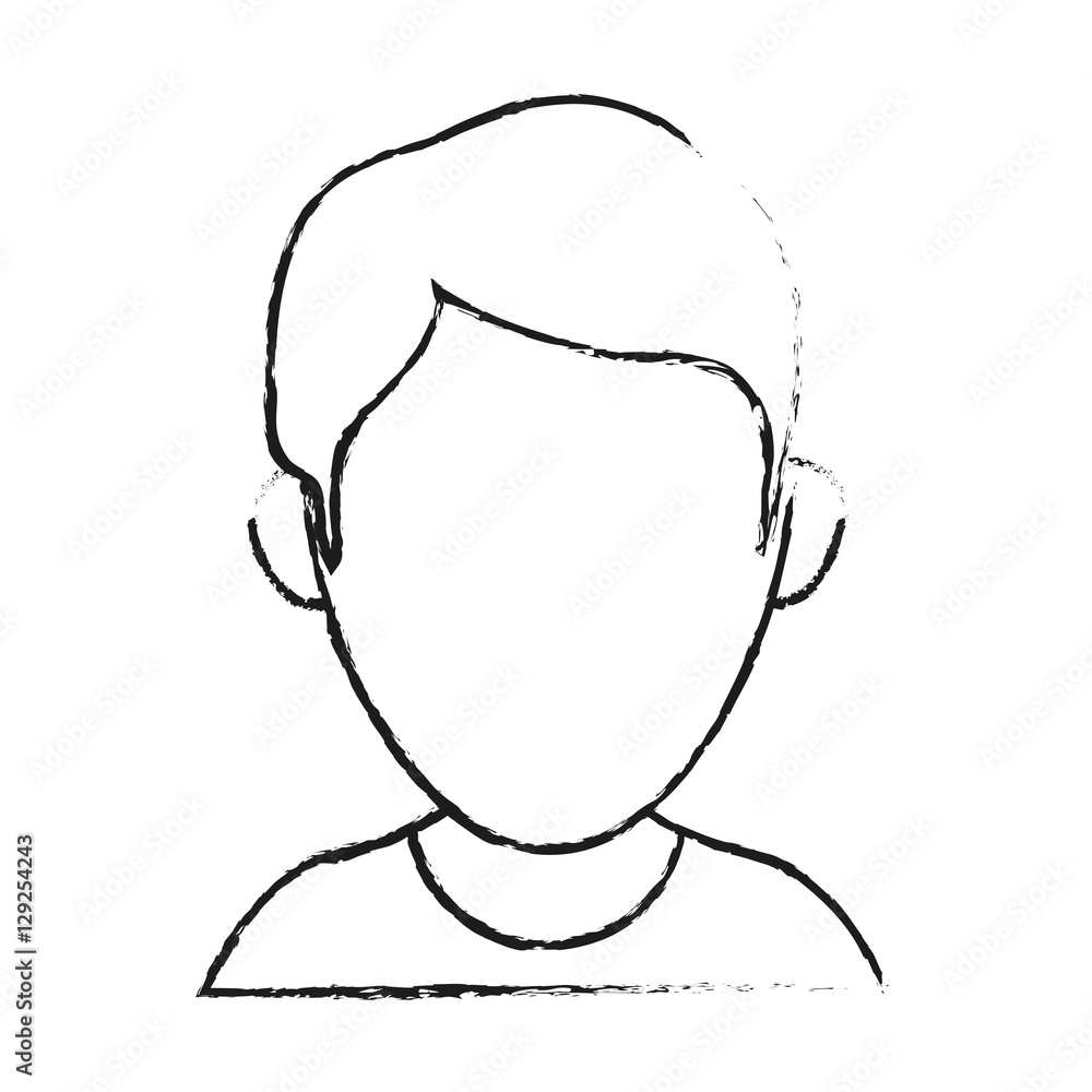 Man icon. Male avatar person people and human theme. Isolated design. Vector illustration Man icon. Male avatar person people and human theme. Isolated design. Vector illustration
