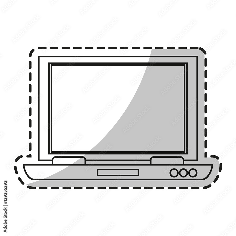 Laptop icon. Device gadget technology and electronic theme. Isolated design. Vector illustration Laptop icon. Device gadget technology and electronic theme. Isolated design. Vector illustration