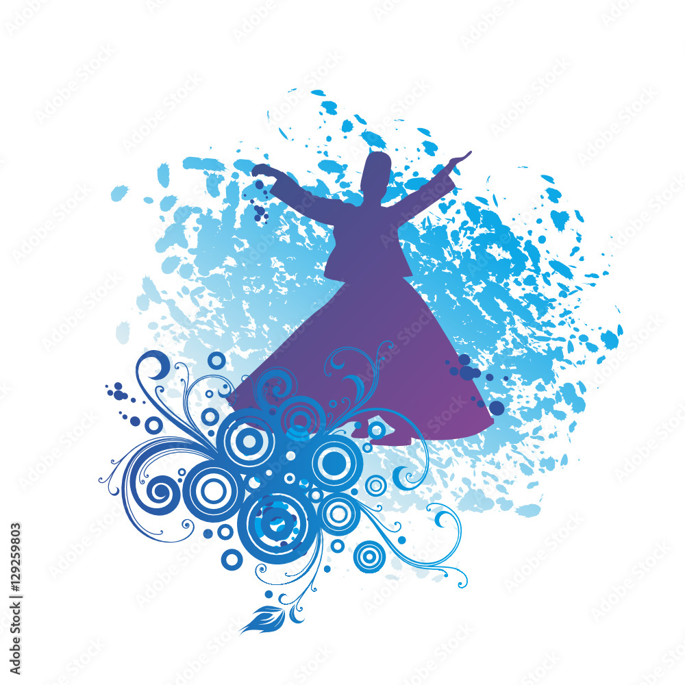 Turkish Dancer, Silhouette Stock Vector | Adobe Stock