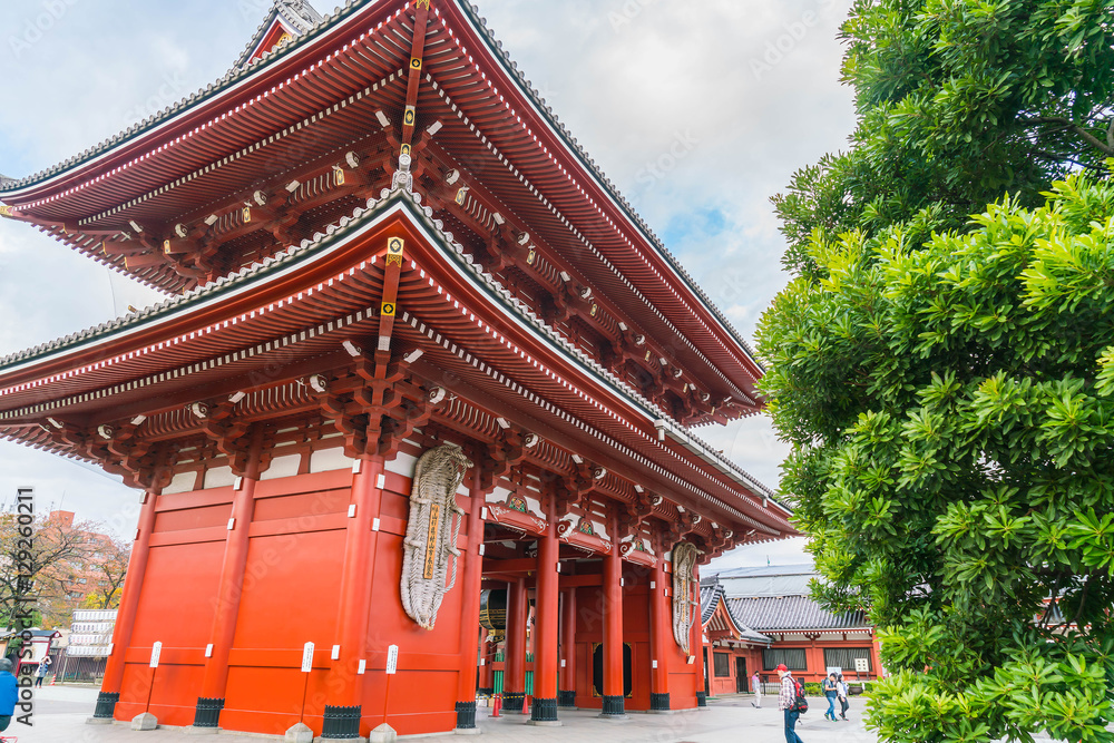 Beautiful Architecture at Sensoji Temple around Asakusa area in Beautiful Architecture at Sensoji Temple around Asakusa area in