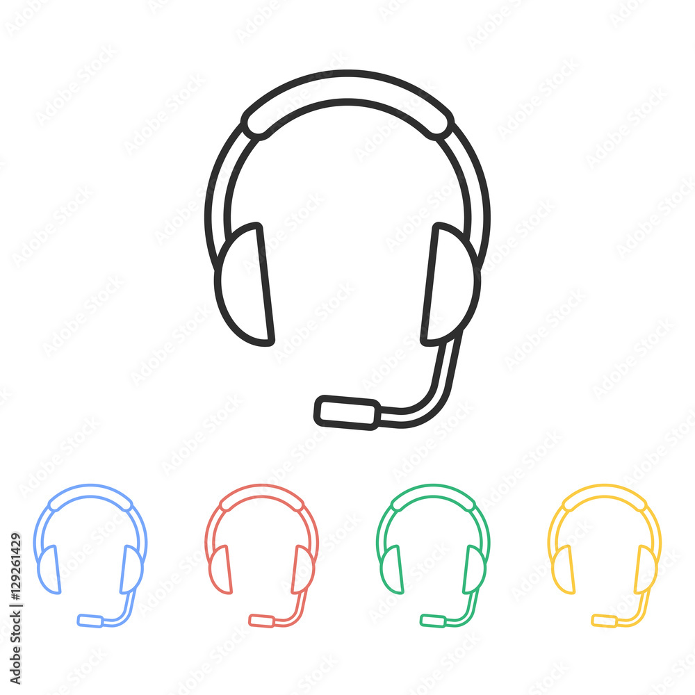 Headphone - vector icon. Headphone - vector icon.